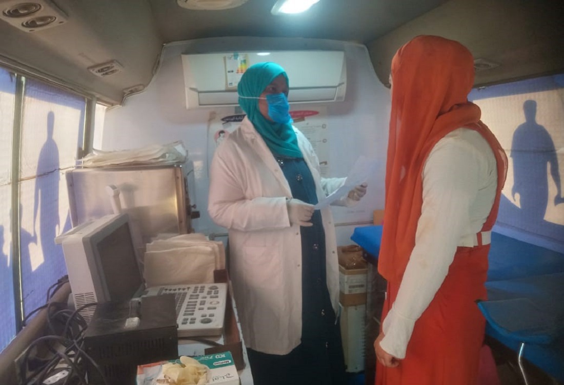 الصحة تقدم 2500 خدمة طبية بقرية الحرية